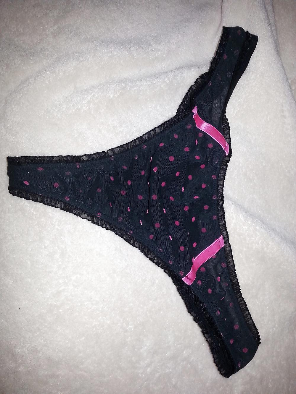 11P NOT my sister in laws thongs on her bed