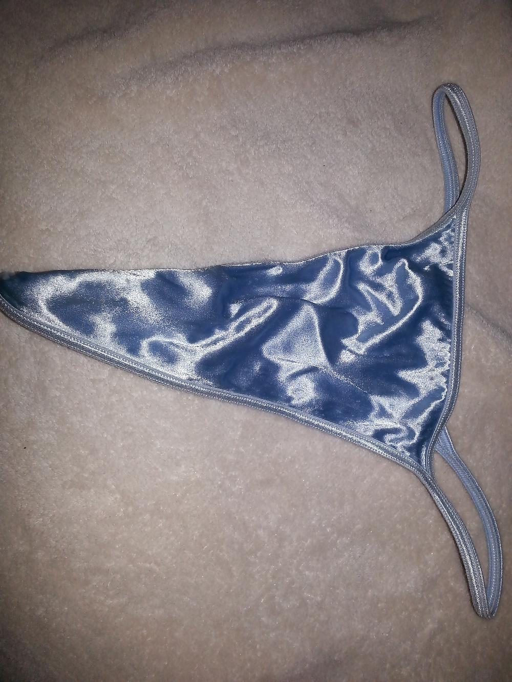 11P NOT my sister in laws thongs on her bed