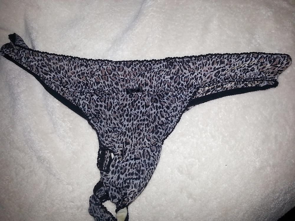 11P NOT my sister in laws thongs on her bed