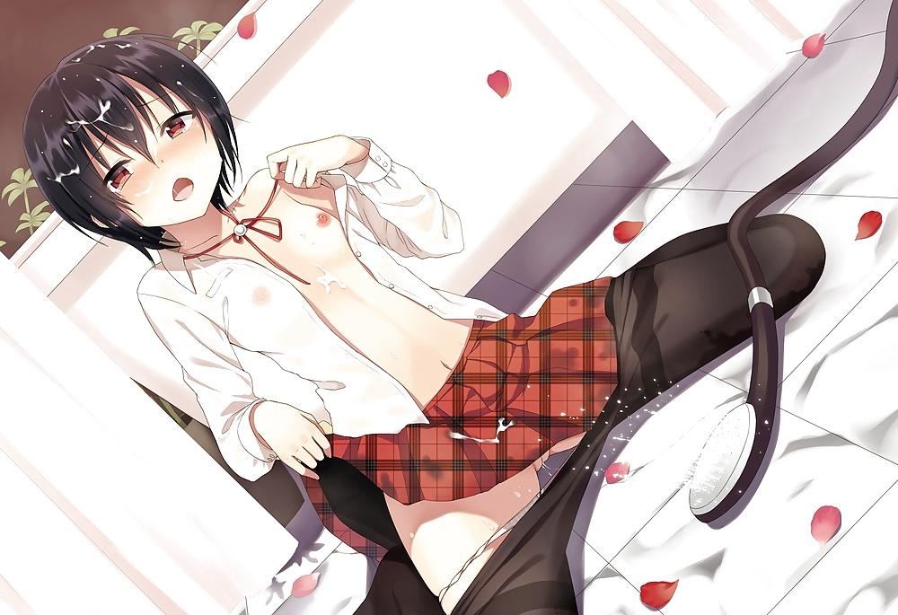 25P Flat chested hentai