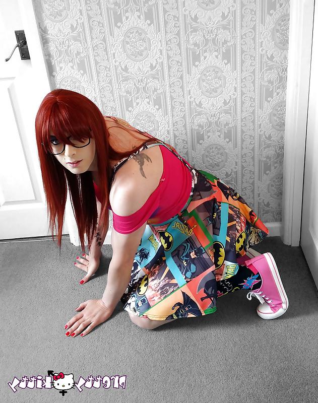 15P Tranny PK Comic book Nerd girl part 2
