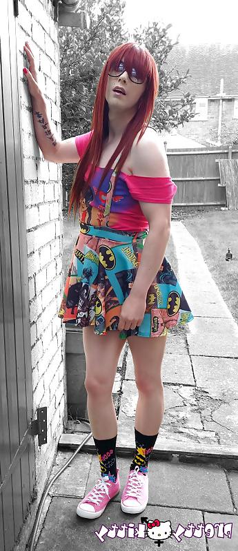 15P Tranny PK Comic book Nerd girl part 2