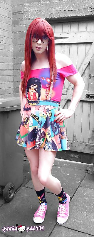 15P Tranny PK Comic book Nerd girl part 1