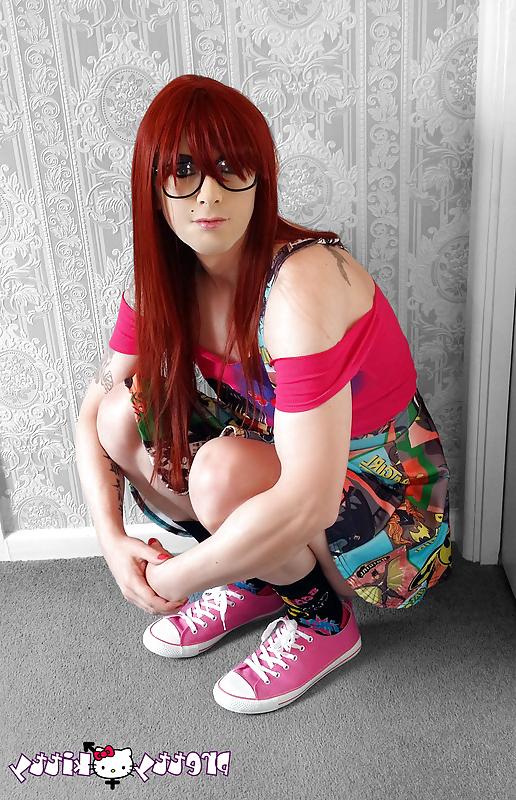 15P Tranny PK Comic book Nerd girl part 1