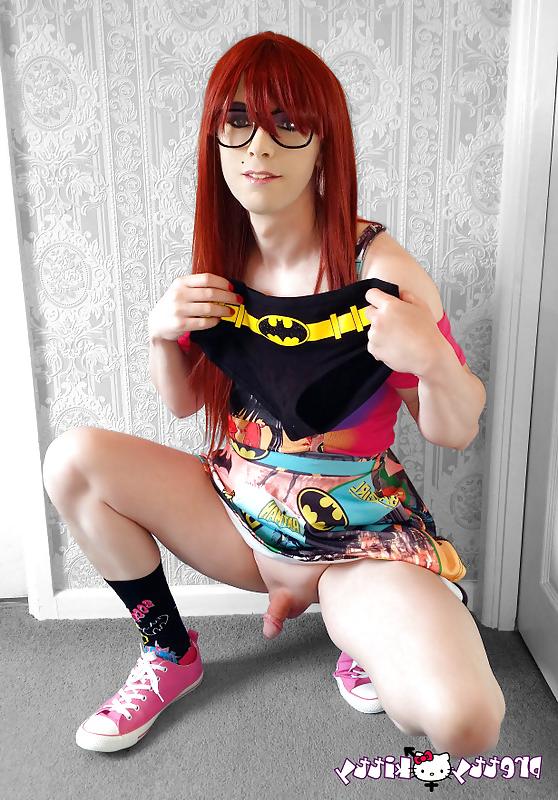 15P Tranny PK Comic book Nerd girl part 1