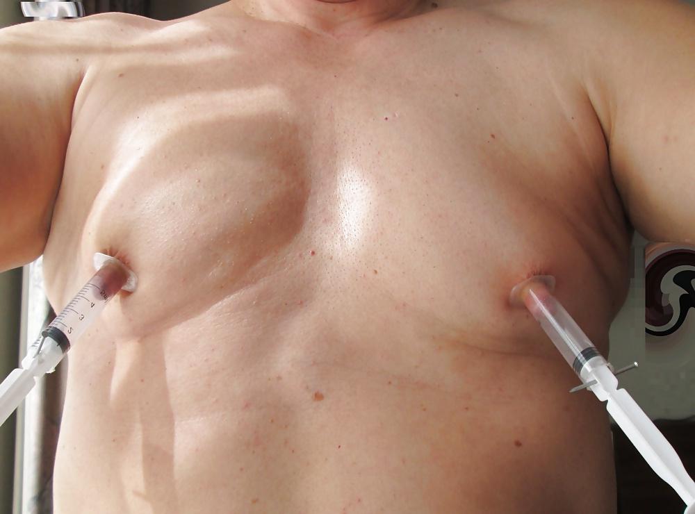 25P Guy has fun with his nipples