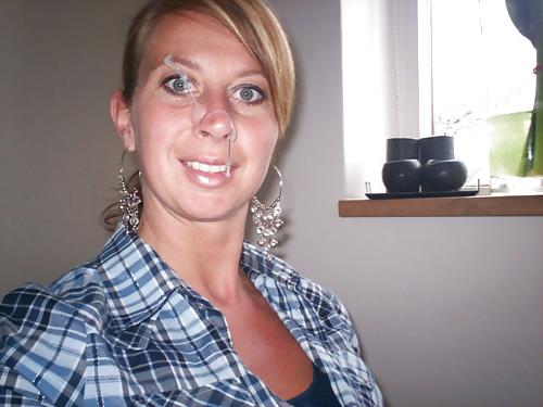 25P Blonde Hair Blue Eye Cumshots