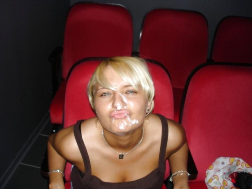 25P Blonde Hair Blue Eye Cumshots