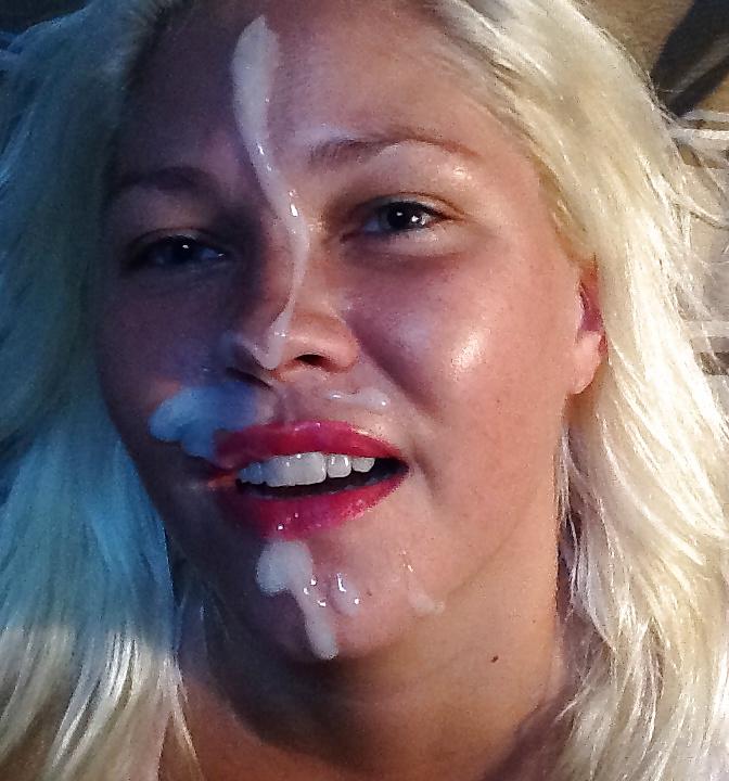 25P Blonde Hair Blue Eye Cumshots