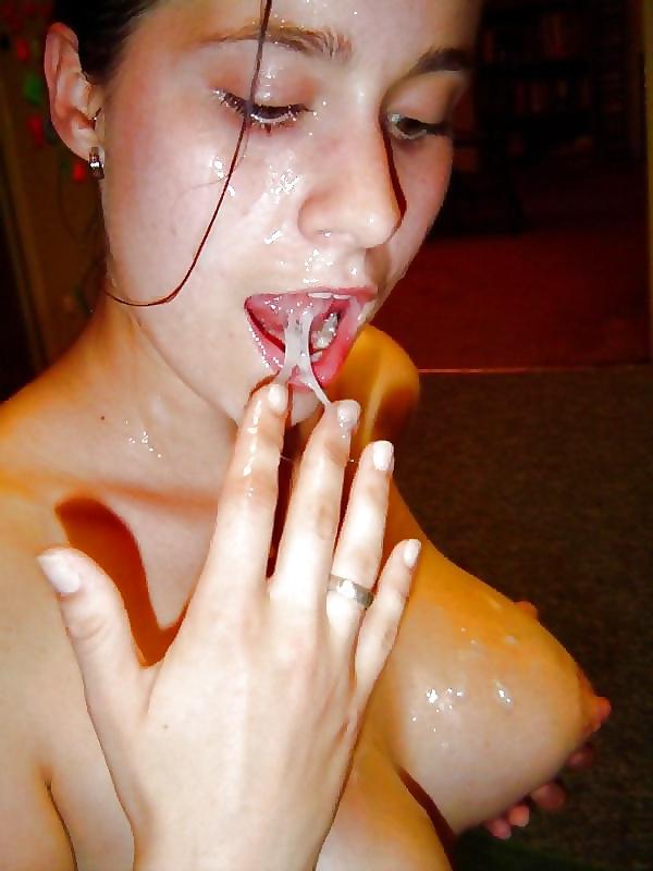 25P Wedding Ring Swingers #263: Sperm on wives