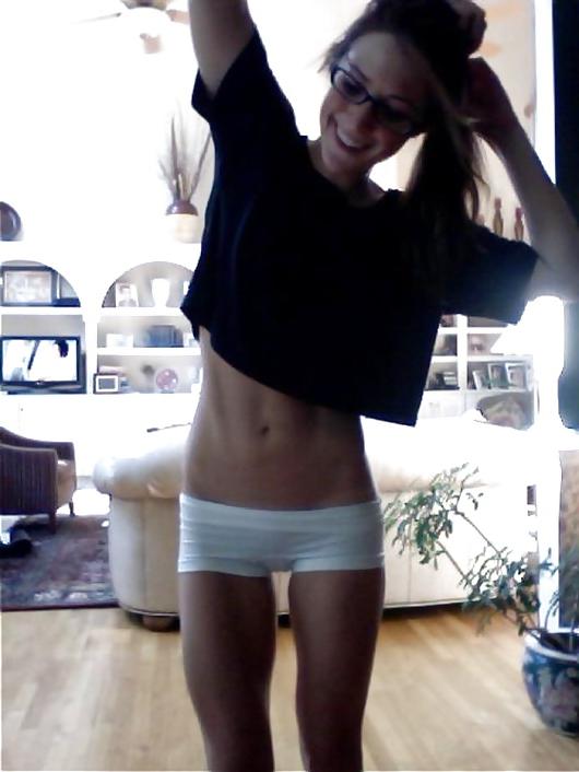 19P Very skinny or flat chested 17