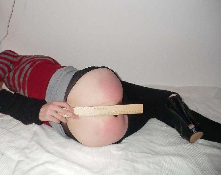 21P Self spanking, dwt, arsch versohlen, analplug 