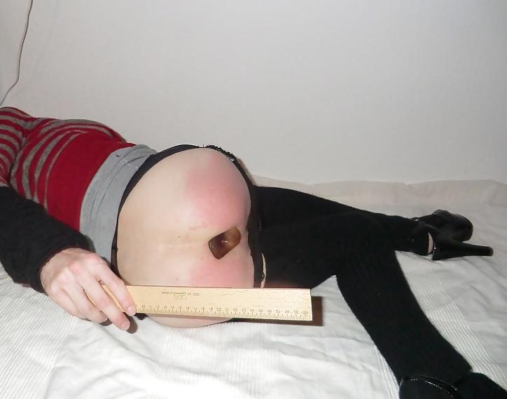 21P Self spanking, dwt, arsch versohlen, analplug 