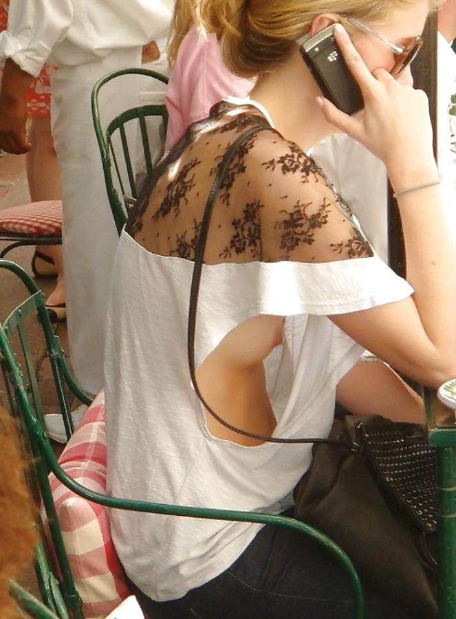 25P Upskirt and downblouse