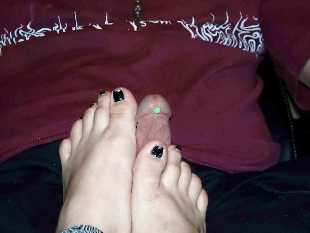 25P My BBW Girlfriend (Blowjob and Footjob)
