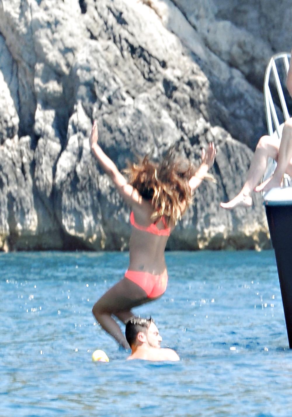 25P Lea Michele Bikini Compilation 