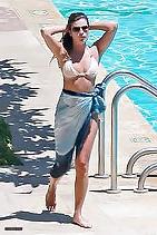 25P Lea Michele Bikini Compilation 
