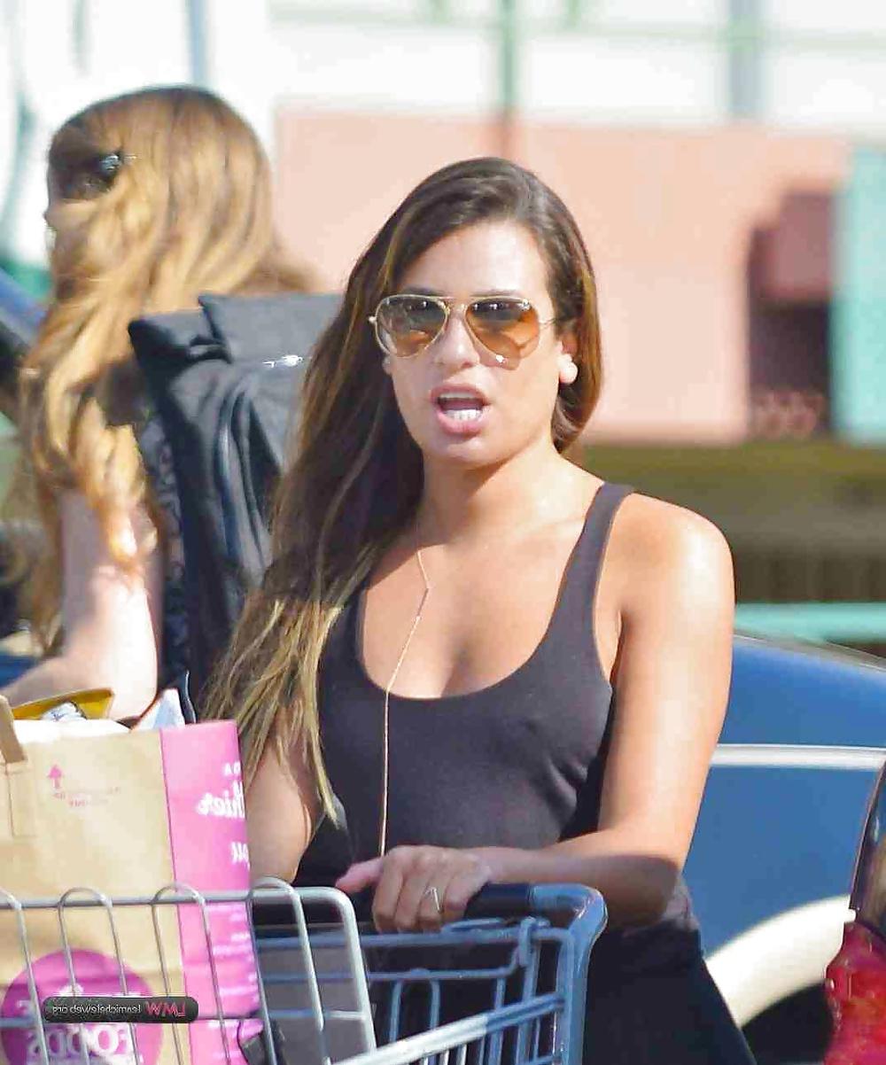 25P Lea Michele Bikini Compilation 