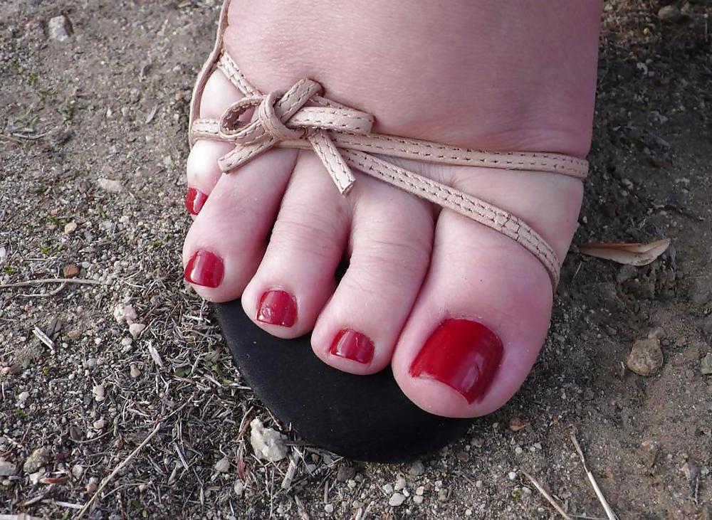22P April Flores Foot Pics