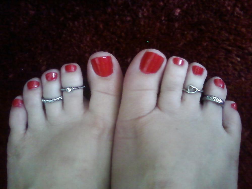 22P April Flores Foot Pics