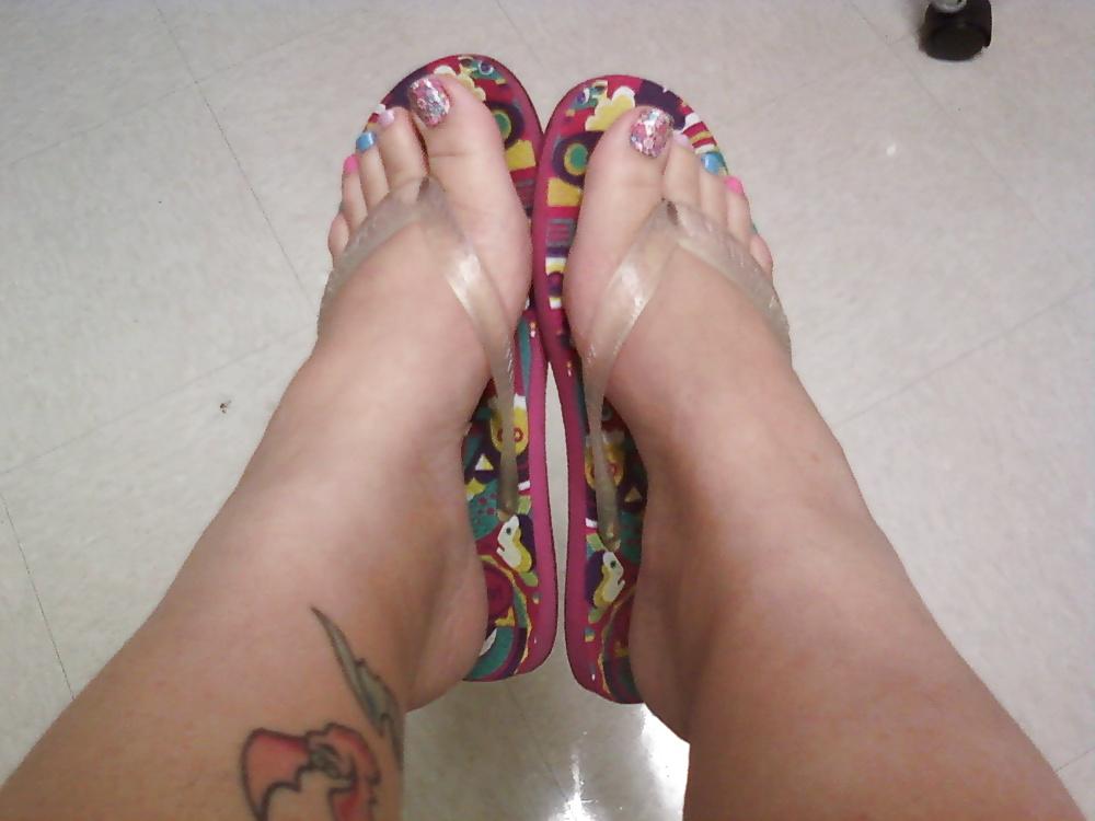 22P April Flores Foot Pics
