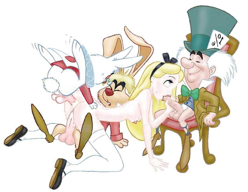 25P Alice in Wonderland banged hard