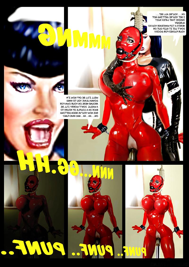 25P Comic Mailorder Latex Rubber Slave