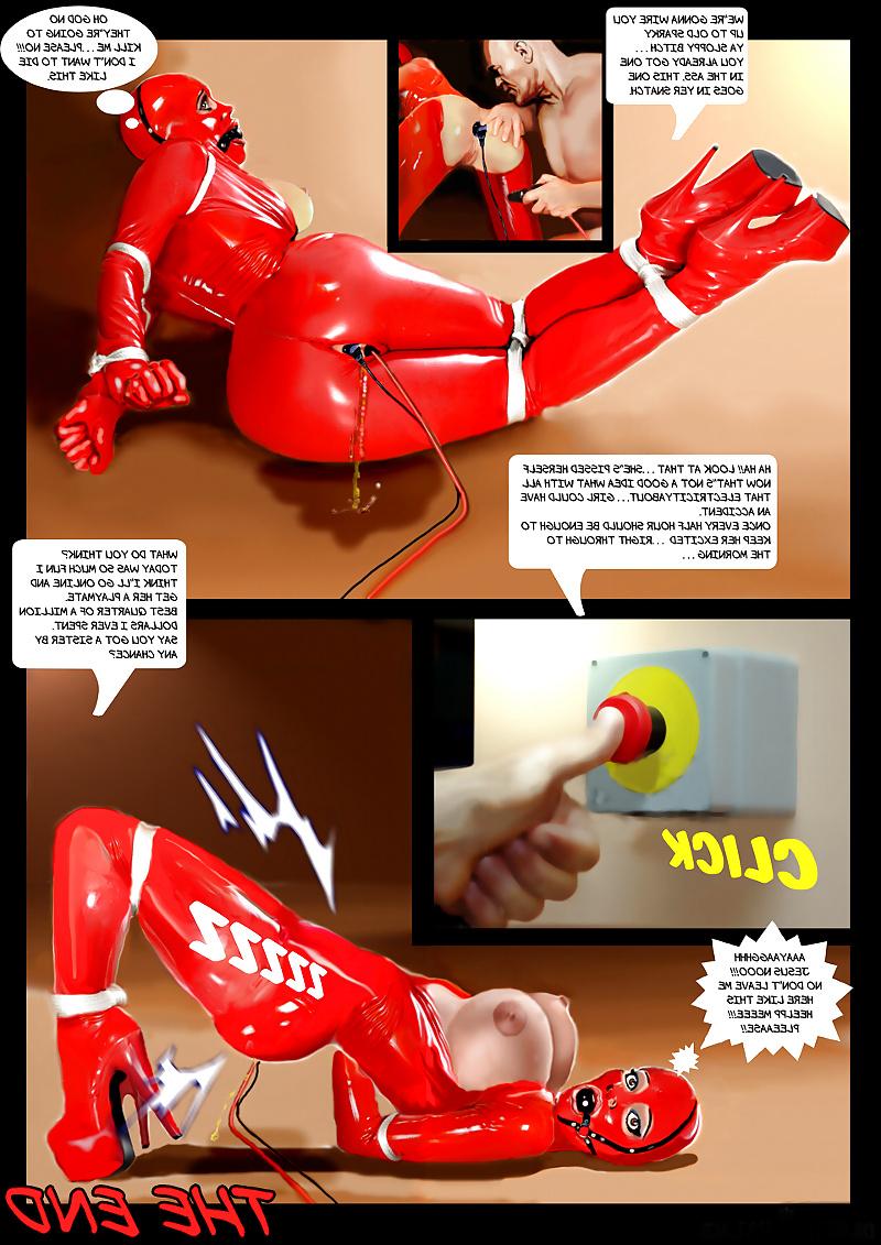 25P Comic Mailorder Latex Rubber Slave