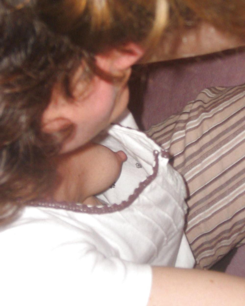 25P Downblouse nipslip upskirt