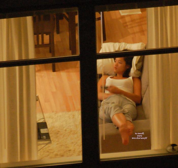10P Through the window