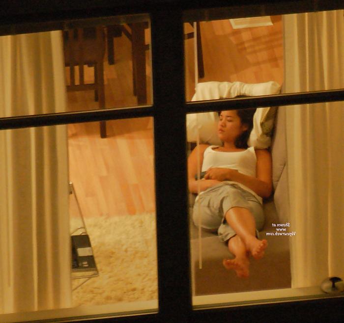 10P Through the window