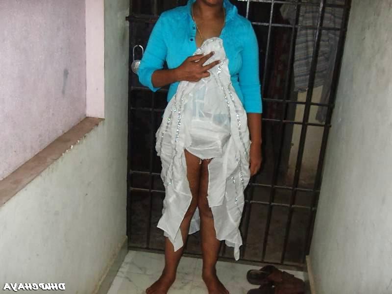 8P Desi Girl white skirt 