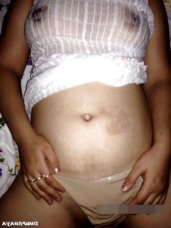 21P Desi aunty in transparent white lingerie 
