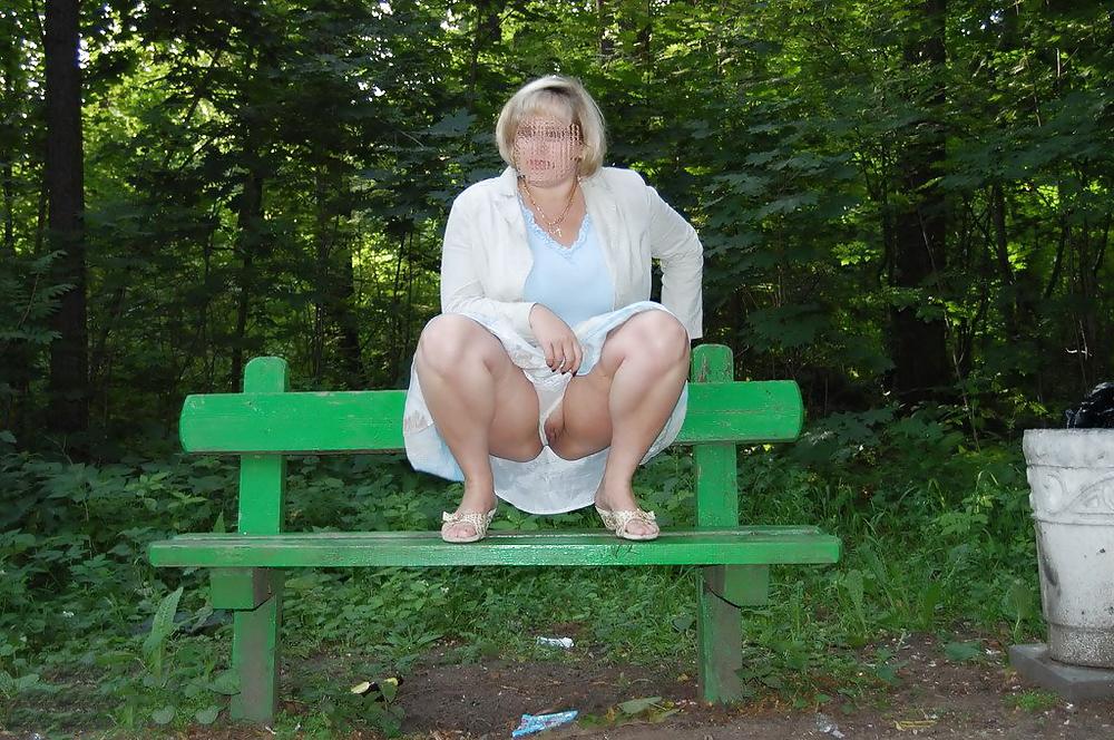 25P Sluts upskirt and nude on benches