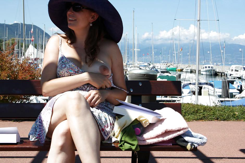 25P Sluts upskirt and nude on benches