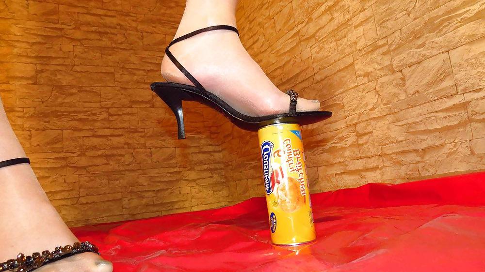 25P Food Crush in Nylons and Shoes
