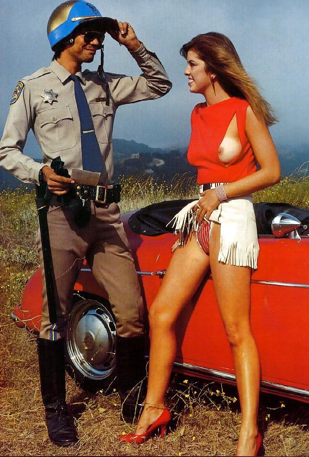 15P Brunette gets stopped for speeding, then fucks the cop