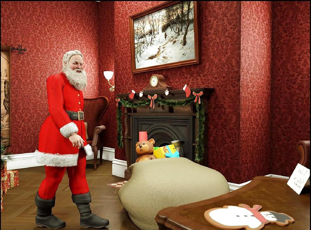 25P 3D - Santa is Cumming