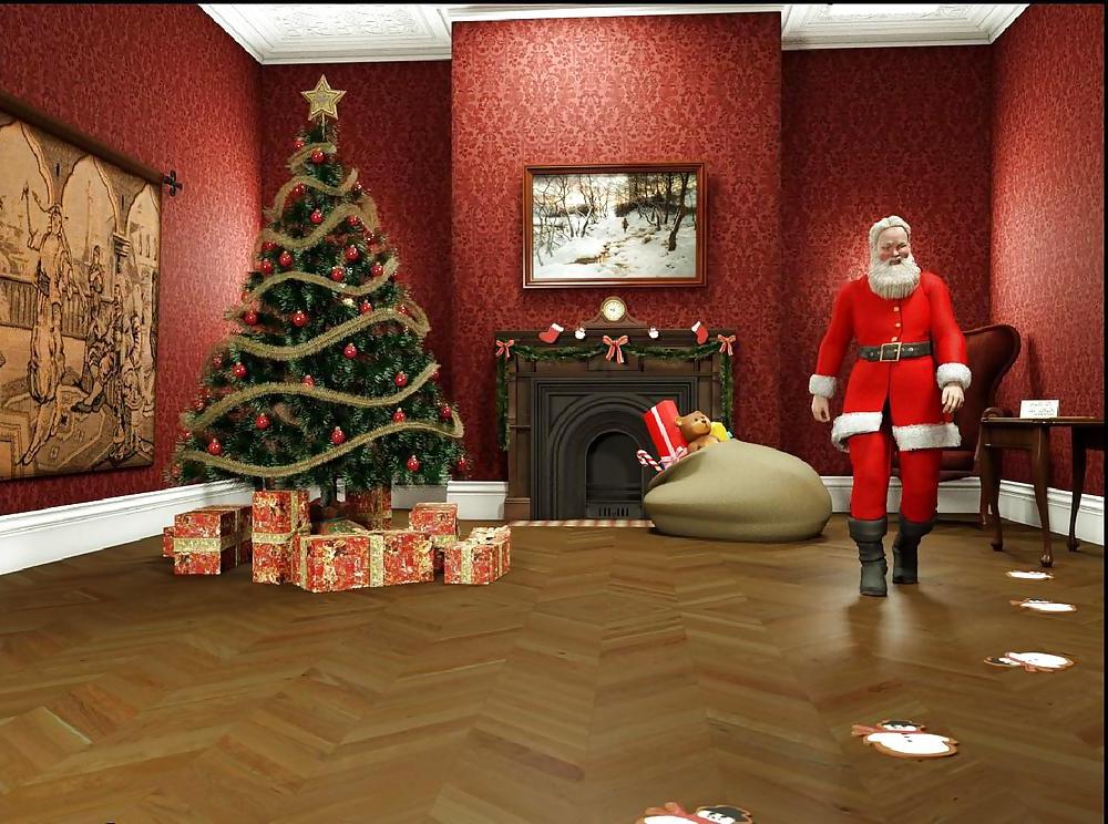 25P 3D - Santa is Cumming