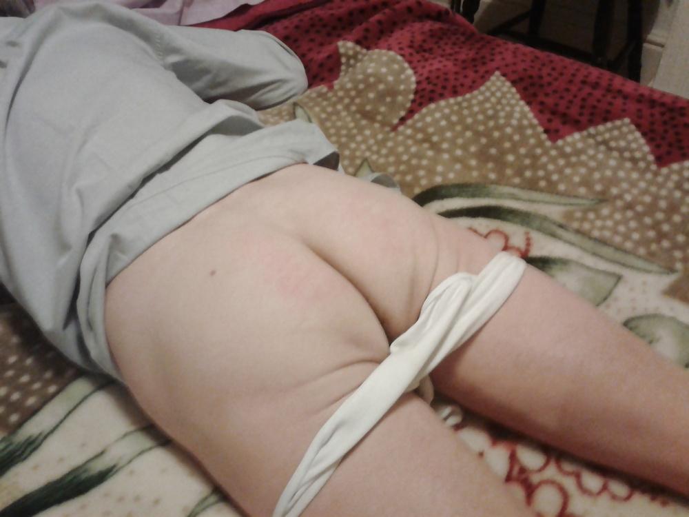 9P My attempt at spanking a guy .