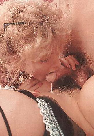 25P Vintage blonde and brunette fucking a guy