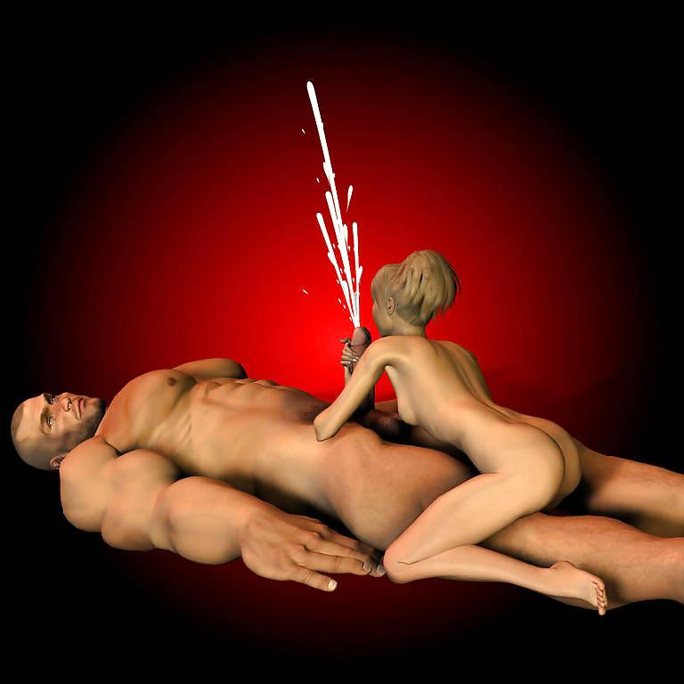 24P 3d renders Cum Lesbian Interracial 1