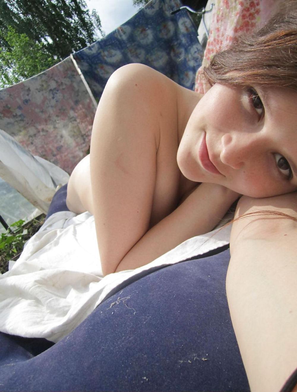 25P Sexy Russian Redhead showing her beauty Part 2