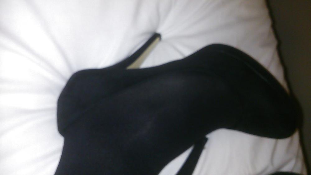 12P Black stockings with leg and foot close ups
