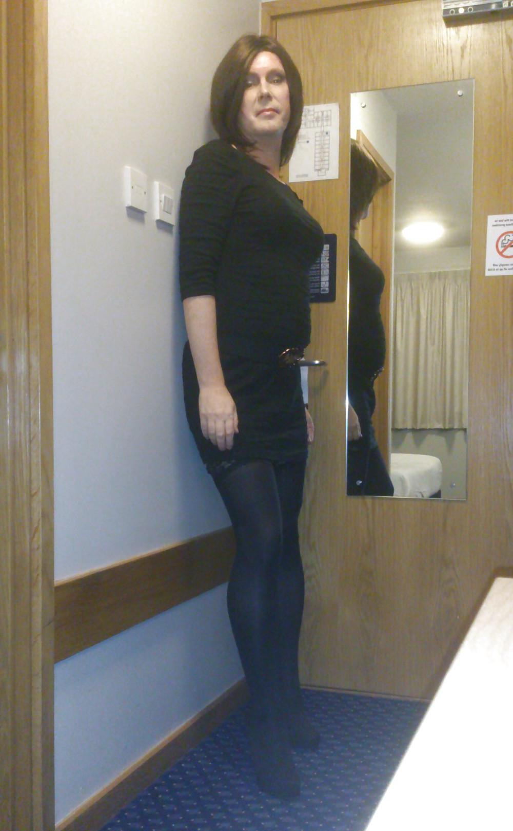 12P Black stockings with leg and foot close ups