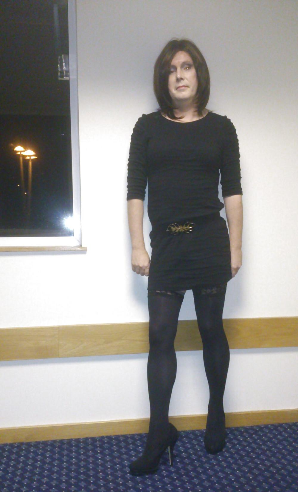 12P Black stockings with leg and foot close ups