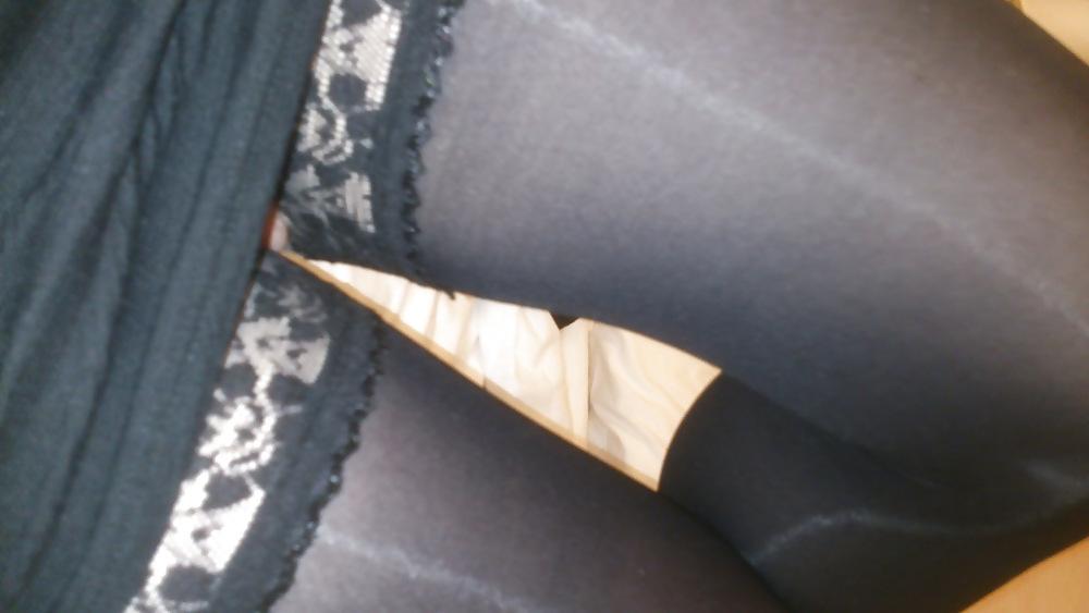 12P Black stockings with leg and foot close ups