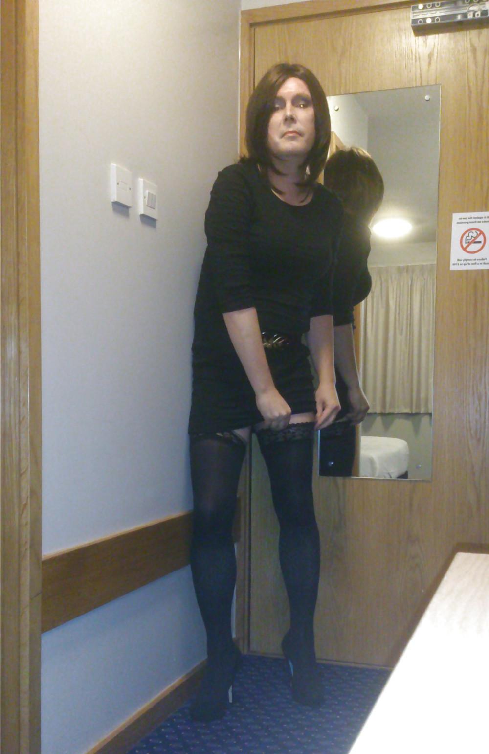 12P Black stockings with leg and foot close ups