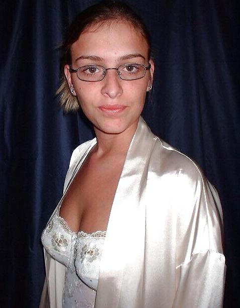 8P Self - white basque and stockings