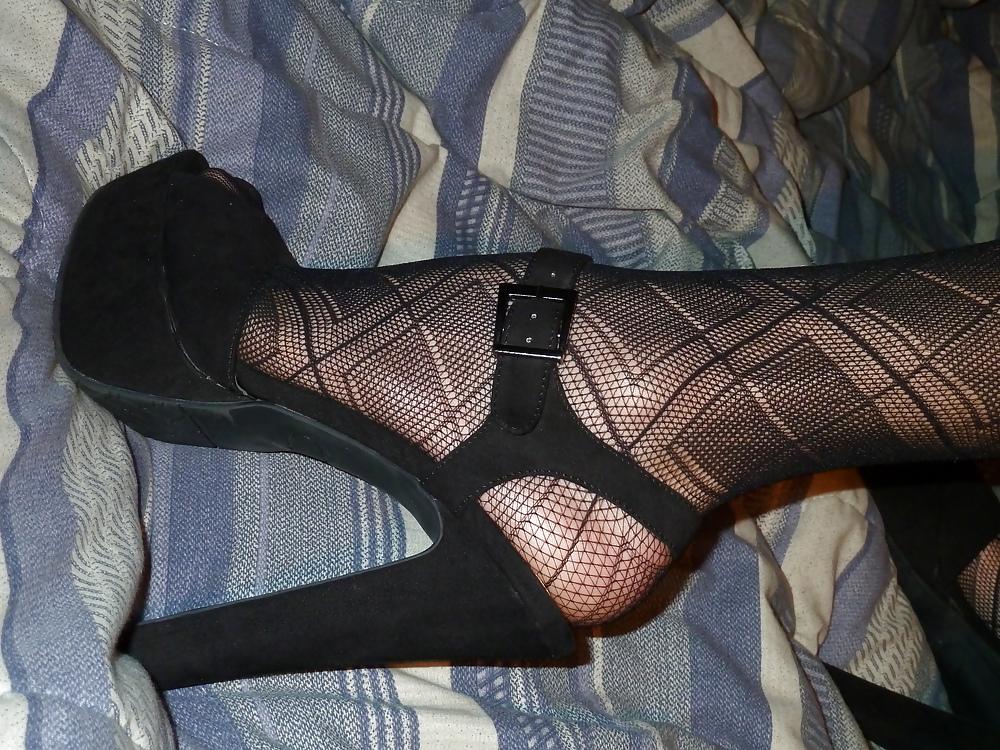 15P Foot fetish stockings